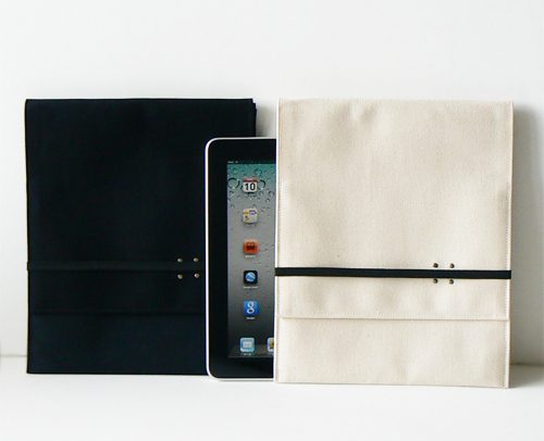 iPad 帆布10 ポケット with Flap