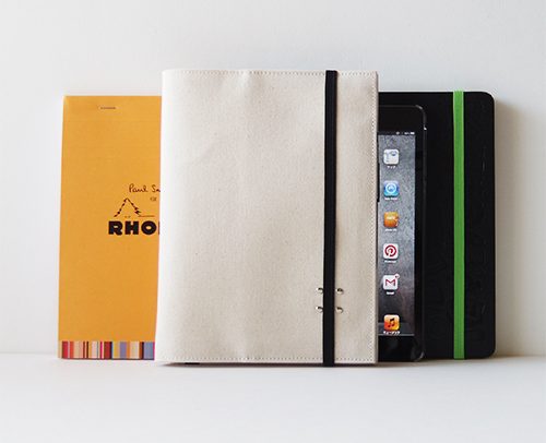 iPad mini + RHODIA No.16 + MOLESKINE 帆布10ケース