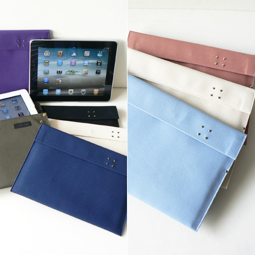 iPad/iPad2 帆布クッションケース新発売
